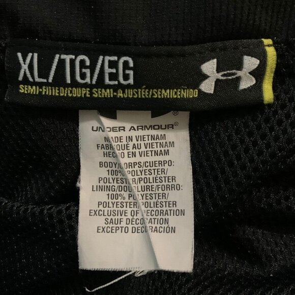 Under Armour Women's Black Windbreaker Full Zip XL - Picture 3 of 4